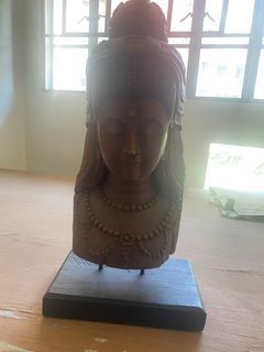 Beautiful Wooden Narra Buddha Head