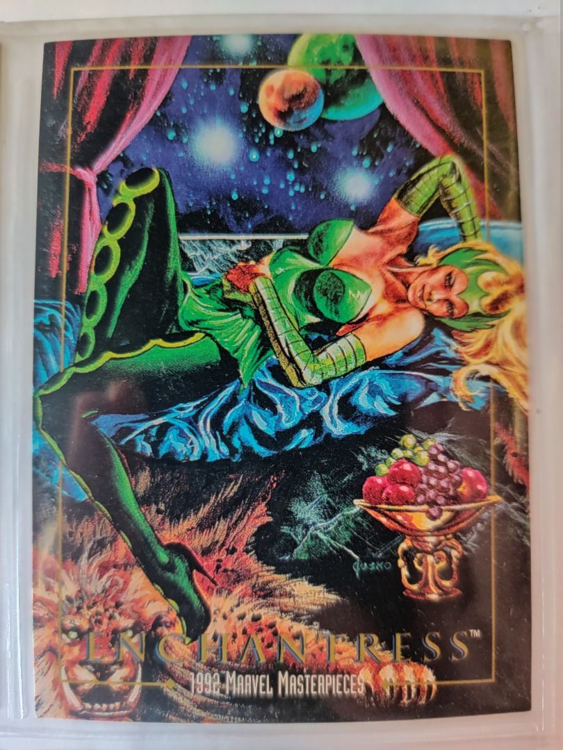 1992 SkyBox Marvel Masterpieces Enchantress, Hobbies & Toys