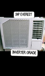 2NDHAND AIRCON 1HP EVEREST INVERTER GRADE ENERGY SAVER