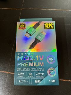 Cable HDMI 2.1 de 1,5 m para resolución 8K