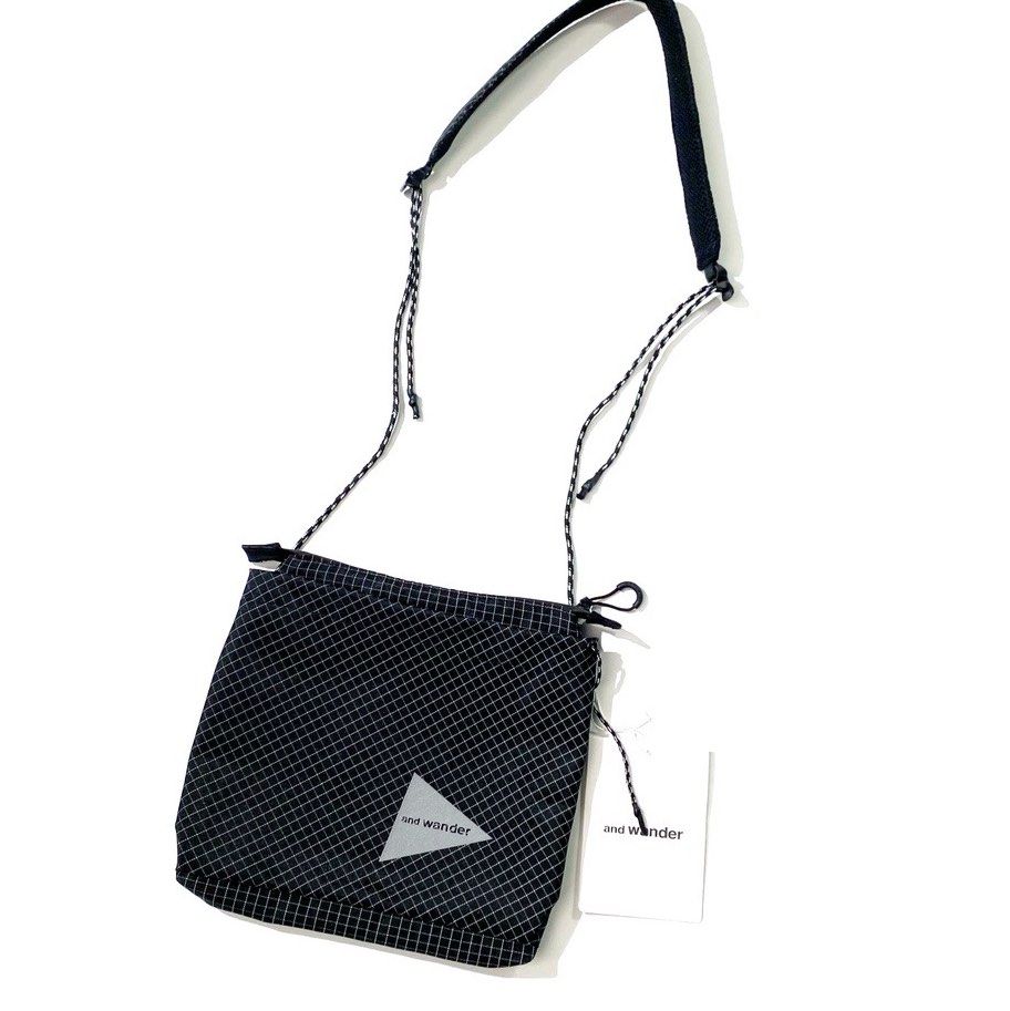 バッグ and wander reflective rip sacoche AND WANDER - REFLECTIVE RIP POUCH – understory-shop