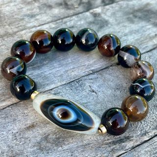 ‼️ On SALE‼️ Natural Eye old Tibetan Agate DZI beads with 1 eye Amulet