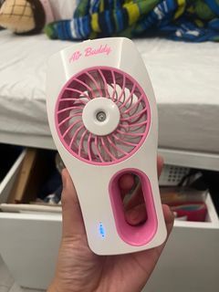 Air Buddy mini fan (white pink)
