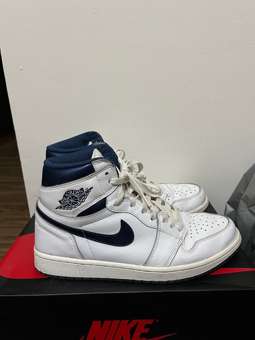 air jordan 1 retro metallic navy
