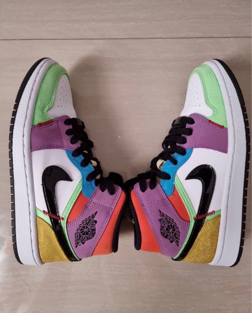 Sepatu Jordan Mid Se Multicolor Mens Different Color 5s Jordan