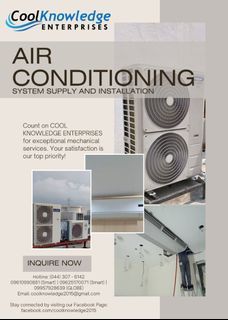 AIRCONDITIONING SYSTEM SUPPLY AND INSTALLATION