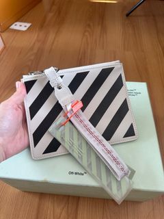 Authentic Off White Diagonal Pouch