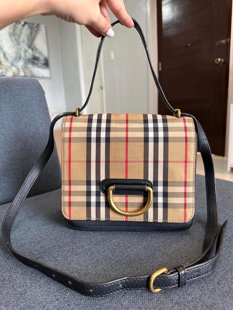 Authentic Vintage Burberry 2 way cross body bag