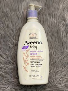 Aveeno Baby Calming Comfort Moisturizing Lotion Lavender & Vanilla Scents 18 oz/532ml