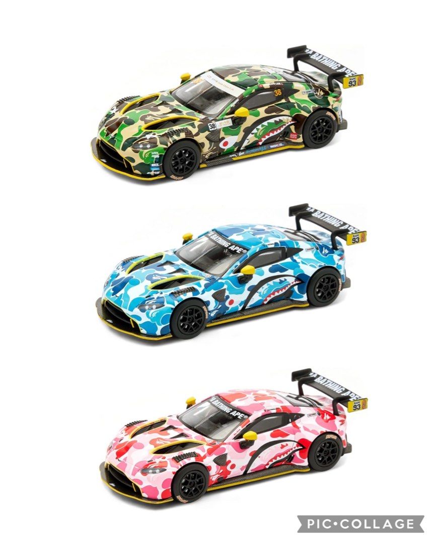 Amazon | POP RACE 1/64 BAPE (R) X アストンマーティン GT3