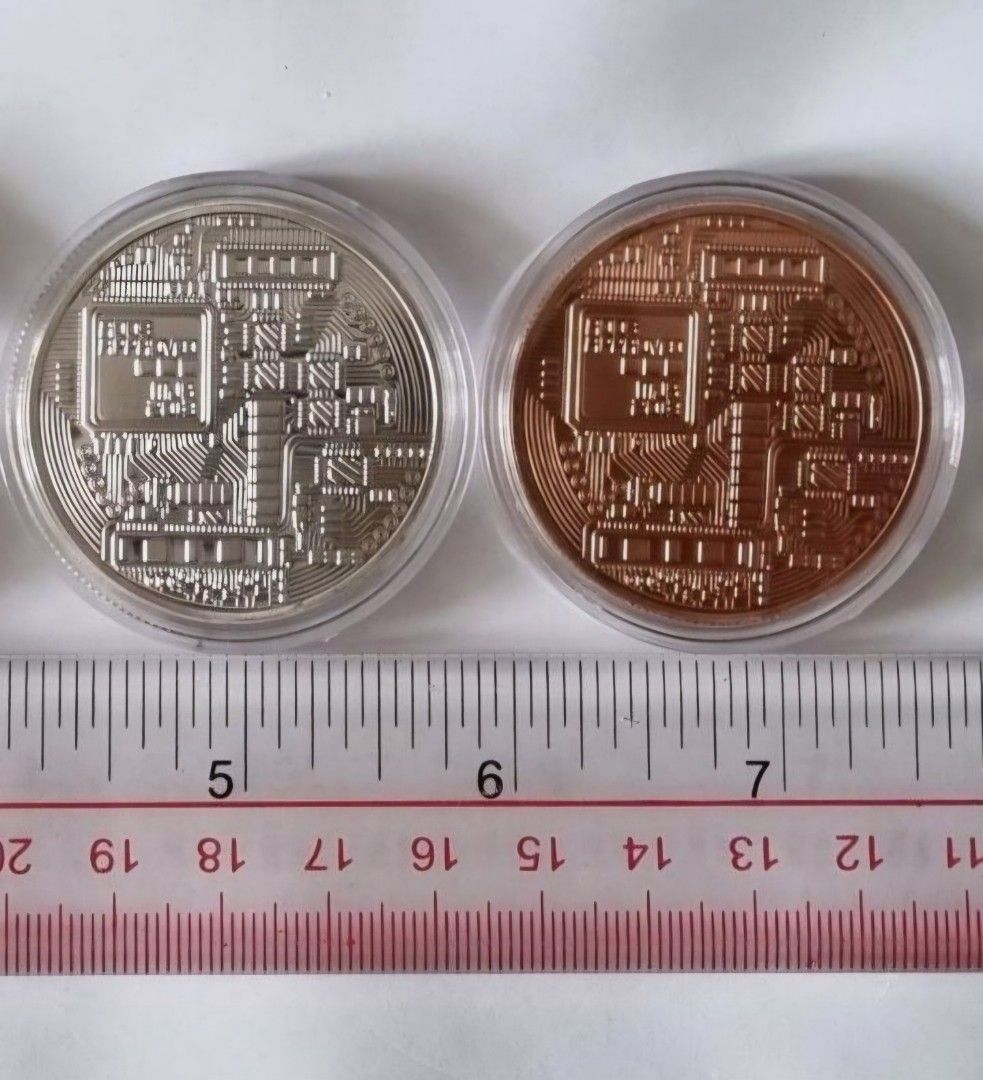 Bitcoin 比特幣紀念硬幣(銀銅二色) Price 售價: HKD 20 (任選/每枚) Available 現貨Price 售價: HKD 20  (任選/每枚) Available 現貨(Full New 全新品有盒) Transaction 交易方法: