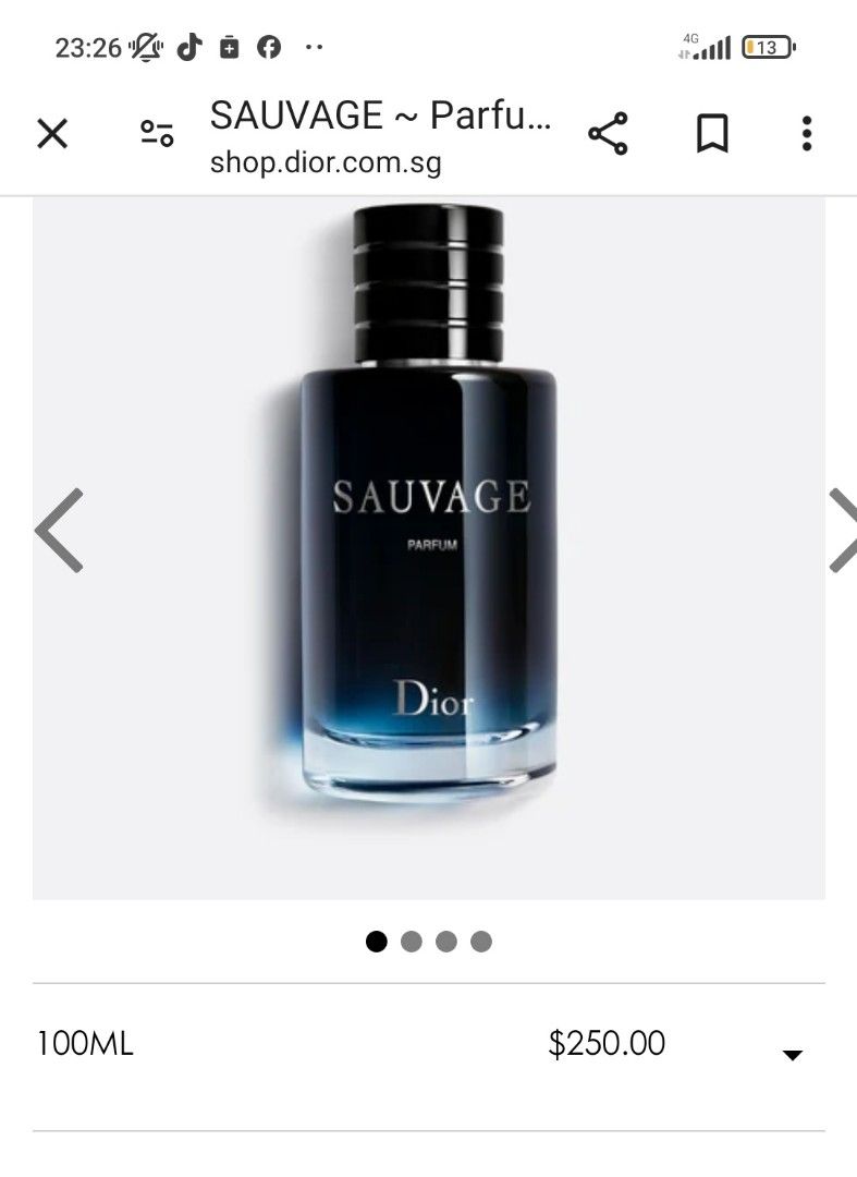 Dior sauvage sg cheap