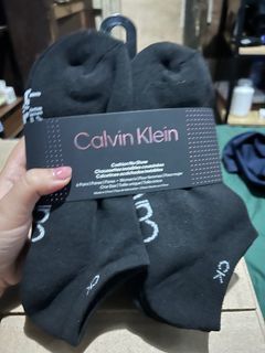 CALVIN KLEIN 6-PACK BLACK SOCKS
