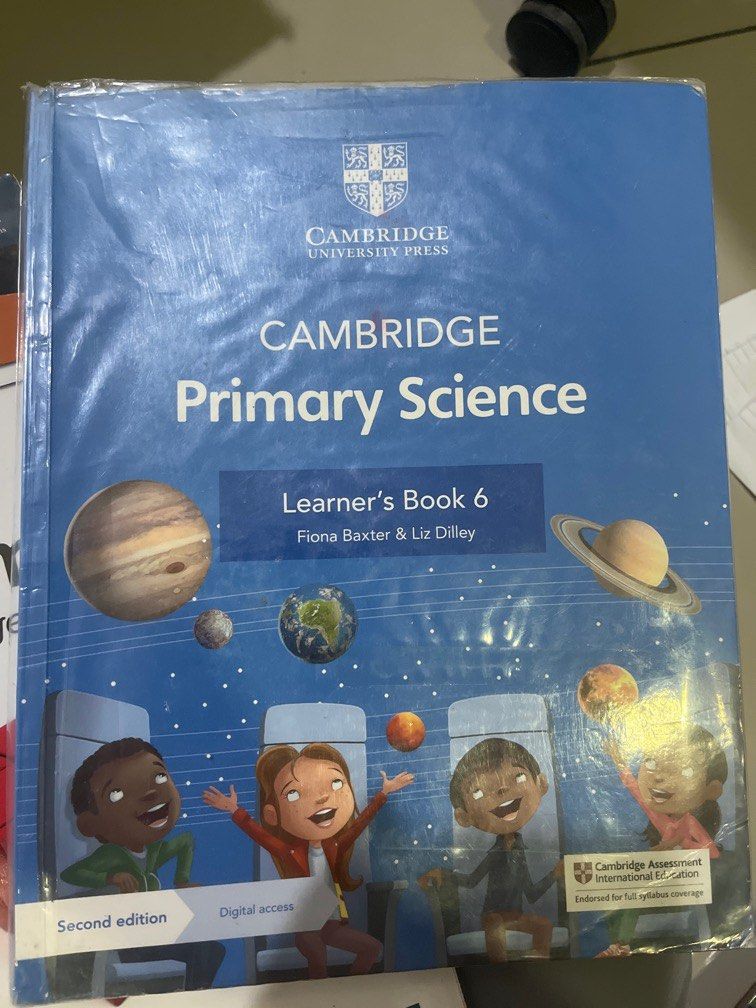 Cambridge primary science learner book 6 hobbies toys books