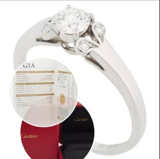 Cartier 0.32CT diamond ballerina ring
