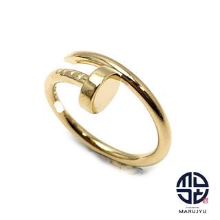 Cartier 750YG 18K Yellow Gold Juste Unclou SM Small Model Ring Size 46 Jewelry Accessories
