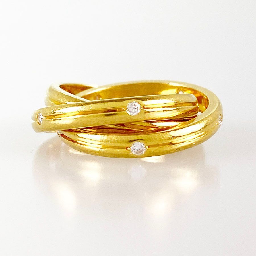 Cartier Constellation K18YG Diamond Ring Size 8 48 SSS Women s Fashion Jewelry Organizers Rings on Carousell