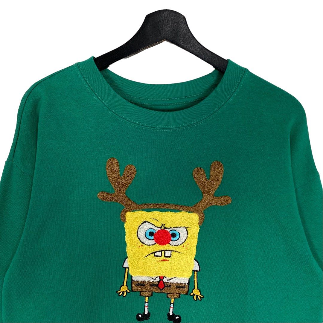 Cartoon Network Nickelodeon SpongeBob Sweatshirt Crewneck Women s Fashion Tops Longsleeves on Carousell