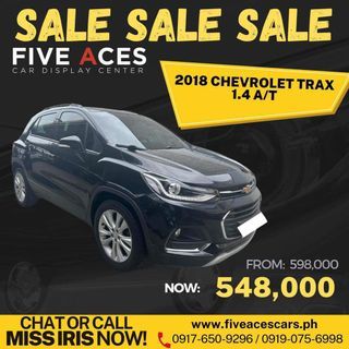 cebu 2018 Chevrolet Trax Automatic 1.4 48tkms Auto
