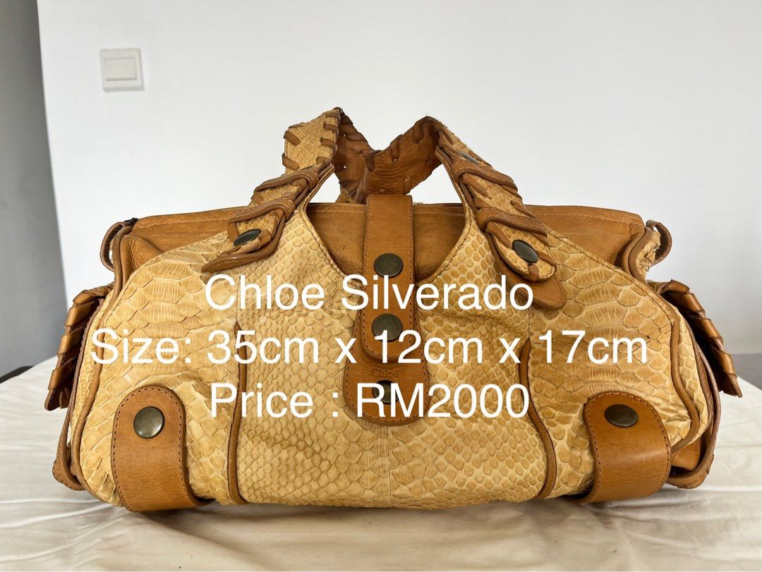 Chloe python bag online