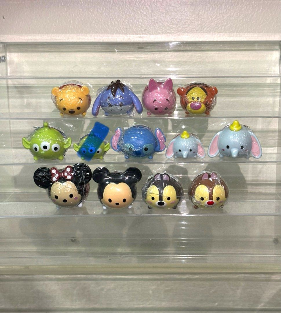 CPCM Tsum Tsum Figurines Big Small Winnie the Pooh, Eeyore, Piglet