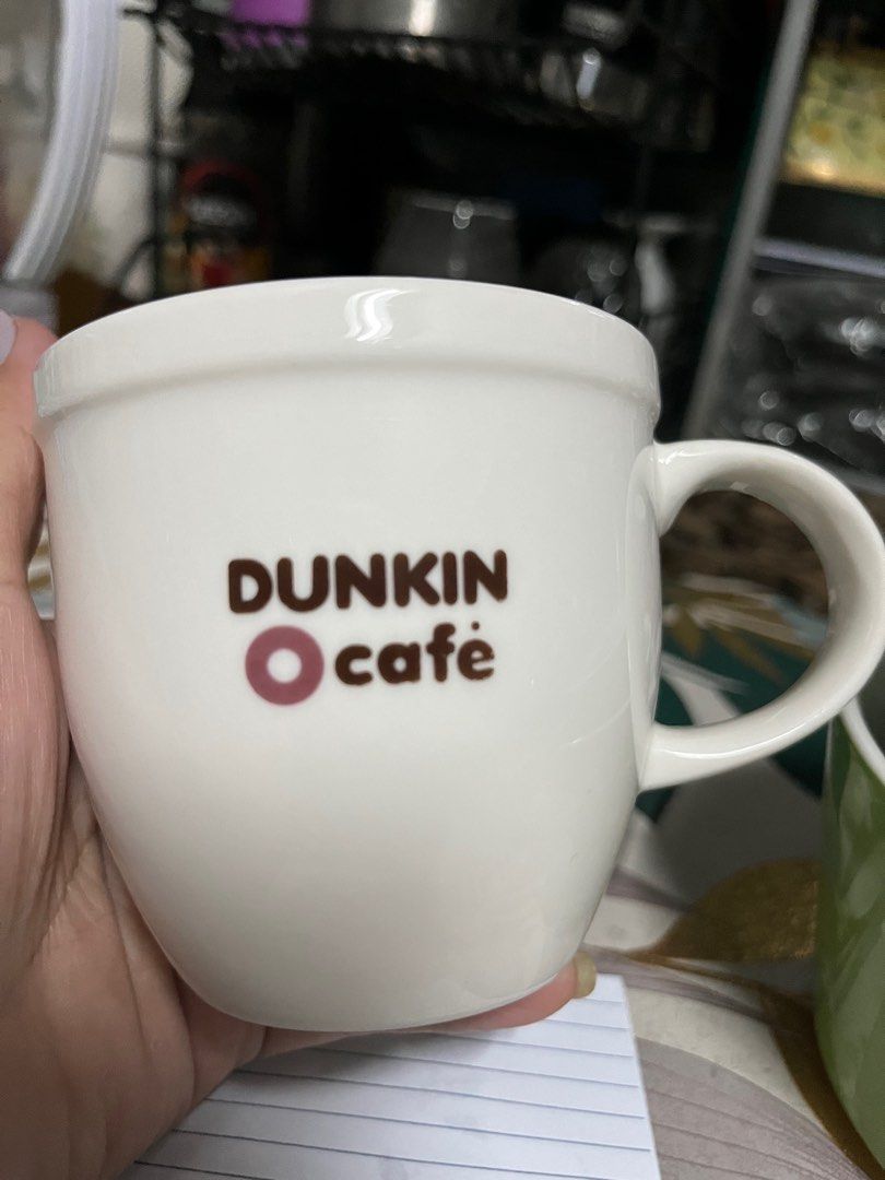 Dunkin cafe cup (Category: Coffee & Tea Tableware) located in Guagua. Submitted by goodbuysathome (Listing ID 1307189697, Image 2). Description: Makapal dunkin cafe from Korea Add sf 60 Lp posted npo GCash payment .