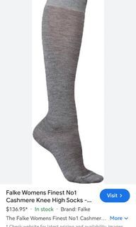 Falke cashmere knee high socks