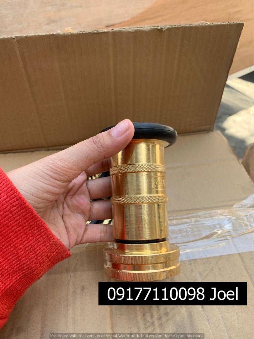 FIRE HOSE ADJUSTABLE NOZZLE (Category: Construction Tools & Equipment) located in Manila. Submitted by joeyroque09 (Listing ID 1307113751, Image 1). Description: Fire Hose Adjustable Nozzle Size: 1-1/2" NPT Price: 1,989.