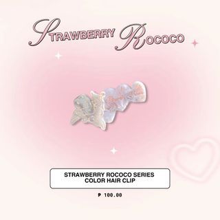 Flower Knows Strawberry Rococo Series Hair Clip