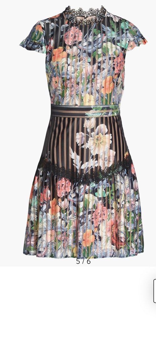 Foxiedox Floral fit and flare Dress
