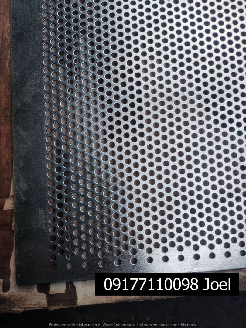 GI PERFORATED SHEET (Category: Construction & Building Materials) located in Manila. Submitted by joeyroque09 (Listing ID 1307119007, Image 2). Description: GI PERFORATED SHEET Size: 1.4mm thick x 4.8 hole price: 2,950/pc.