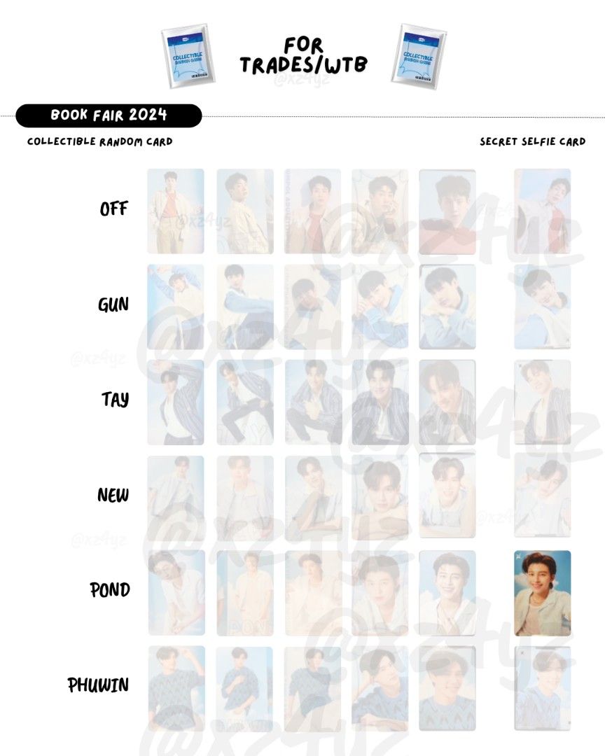 gmmtv collectible cards, Hobbies & Toys, Memorabilia & Collectibles, Fan  Merchandise on Carousell