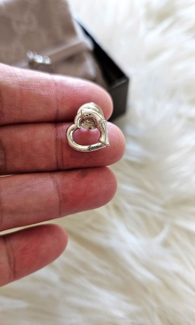Gucci bamboo heart earrings online