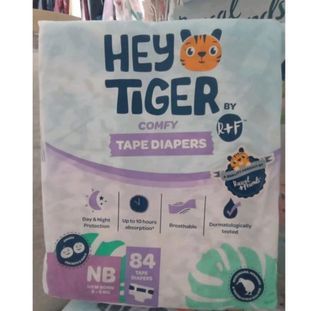 Hey Tiger NEWBORN 84 Pack Diapers