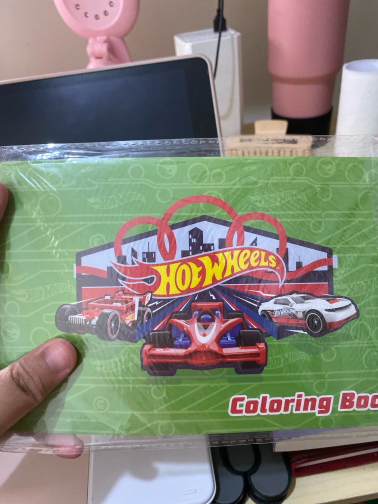 Hot Wheels coloring book, Hobbies & Toys, Books & Magazines, Children's ...