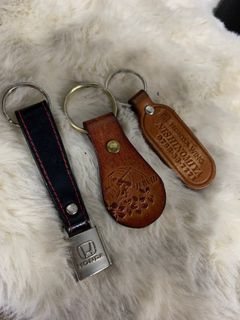 Japan leather keychains