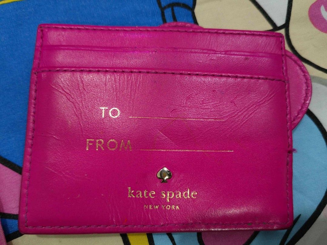Kate Spade card holder (Category: Luxury Bags & Wallets) located in Cavite. Submitted by thelma9.27 (Listing ID 1307193227, Image 2). Description: Pre owned kate spade card holder. check picture sa flaw po..free sf.