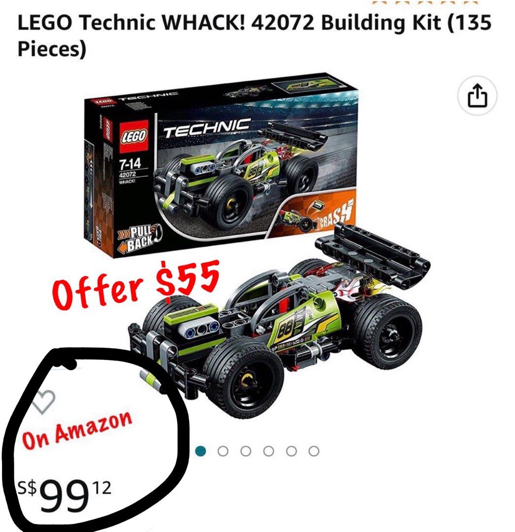 Lego technic pull back 42072 hotsell