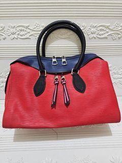 LV Top Handle Bag w/twilly for handle