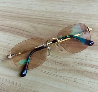 LYLE & SCOTT.  20K GP   TITANIUM, FRAMELESS GLASSSES. Vintage Eyeglass