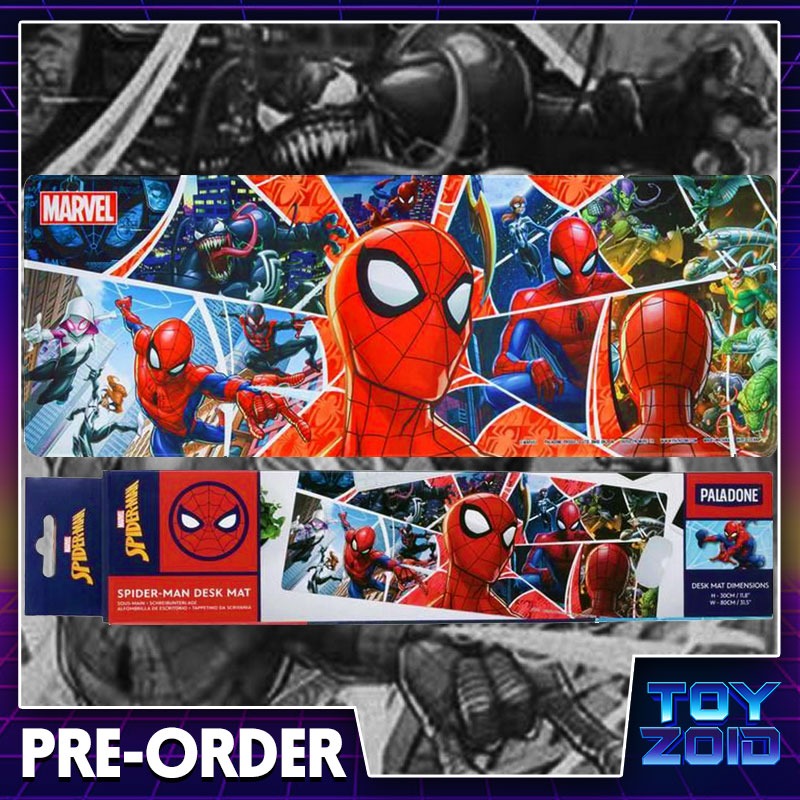 Marvel Spider-Man Gaming Desk Mat Keyboard Mouse Pad Officially ...