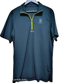 Men's Black Oakley Dri-fit Polo Shirt