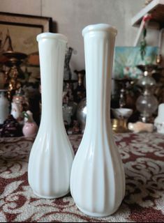 Milk Glass Vase set from Surplus