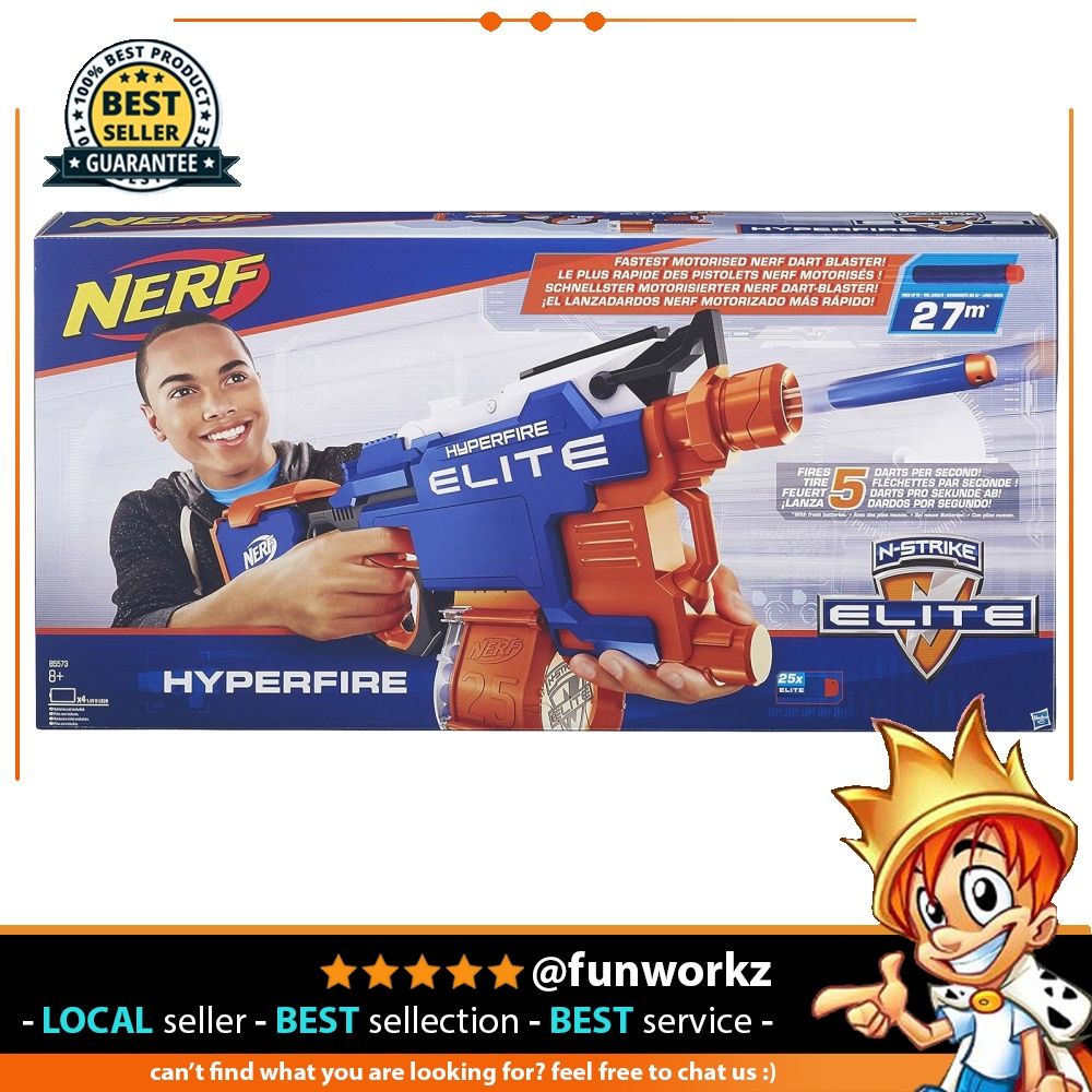 Nerf hyperfire elite blaster 2025