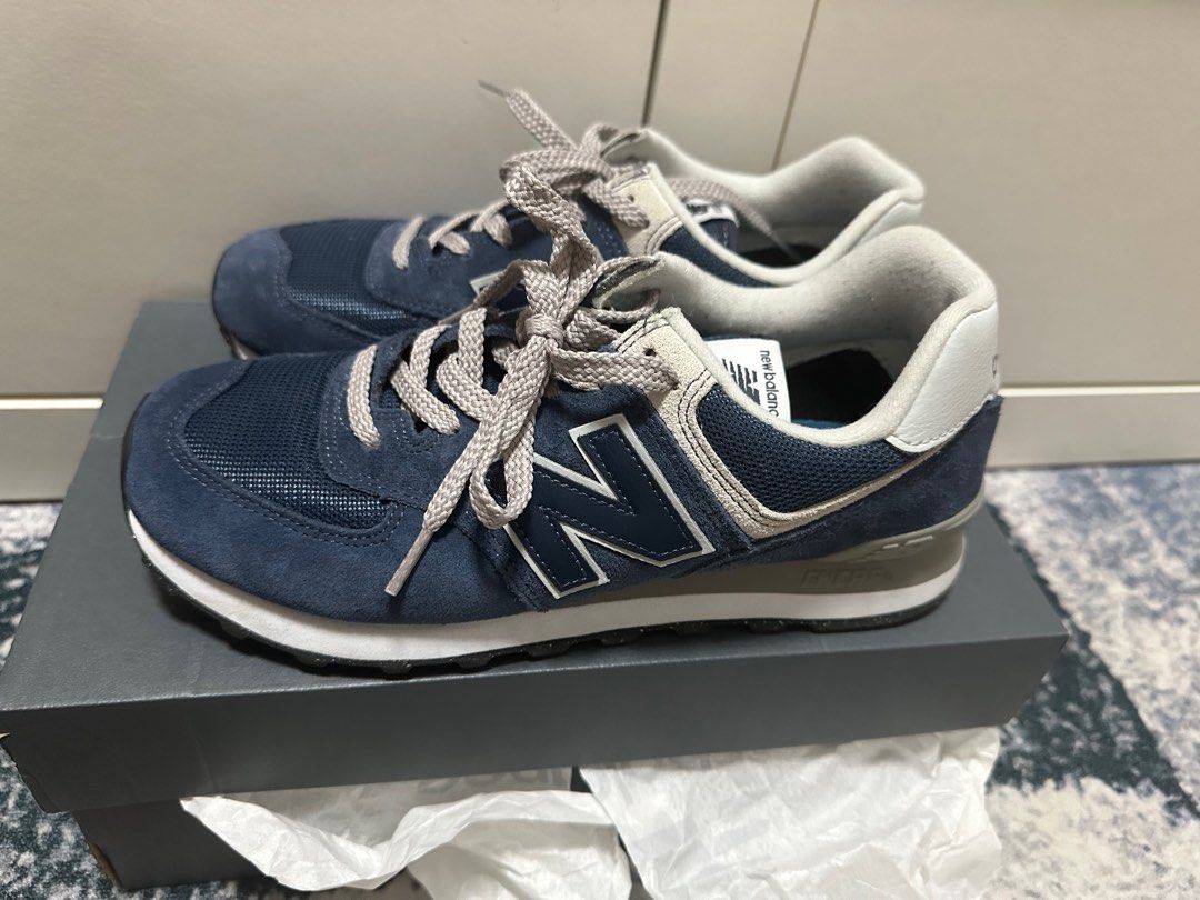 New Balance 574 Classic Lifestyle Shoes Navy Blue