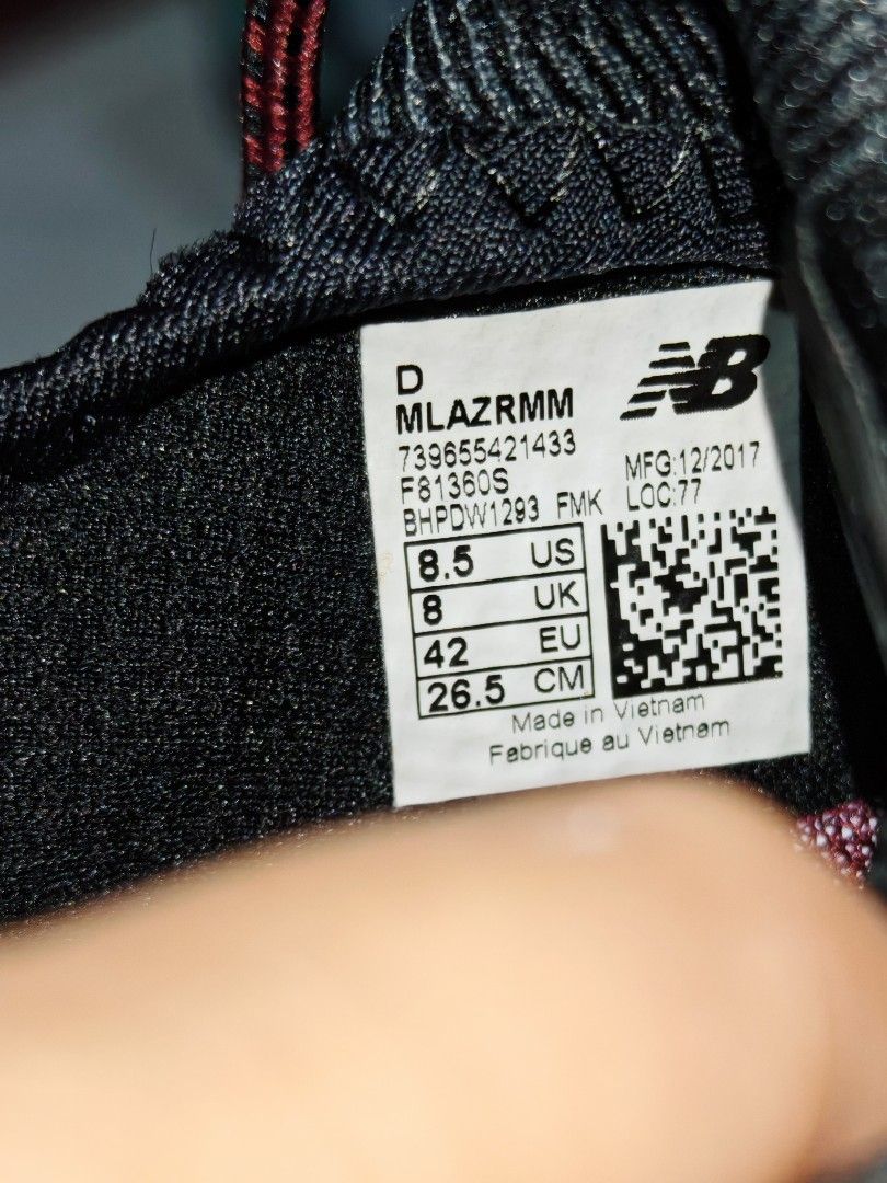 NEW BALANCE FRESH FOAM LAZR MLAZRMM SPORT SHOES US 8.5 UK 8 EUR 42