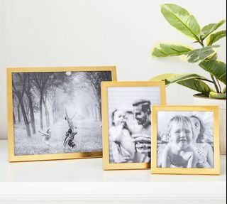 New Original Pottery Barn Classic Brass Picture / Photo Frame 4x6