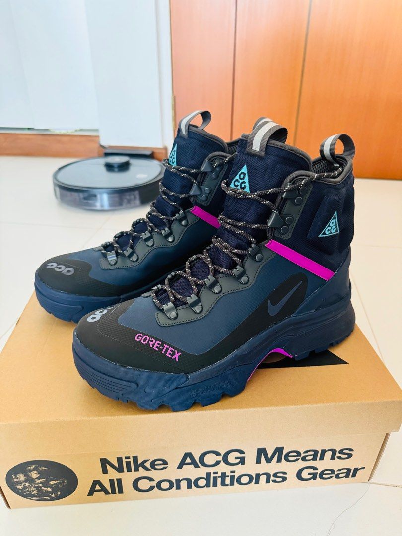Nike Hiking Boots Air Zoom Gaiadome Gore Tex Obsidian Size 10 Luxury Sneakers Footwear on Carousell