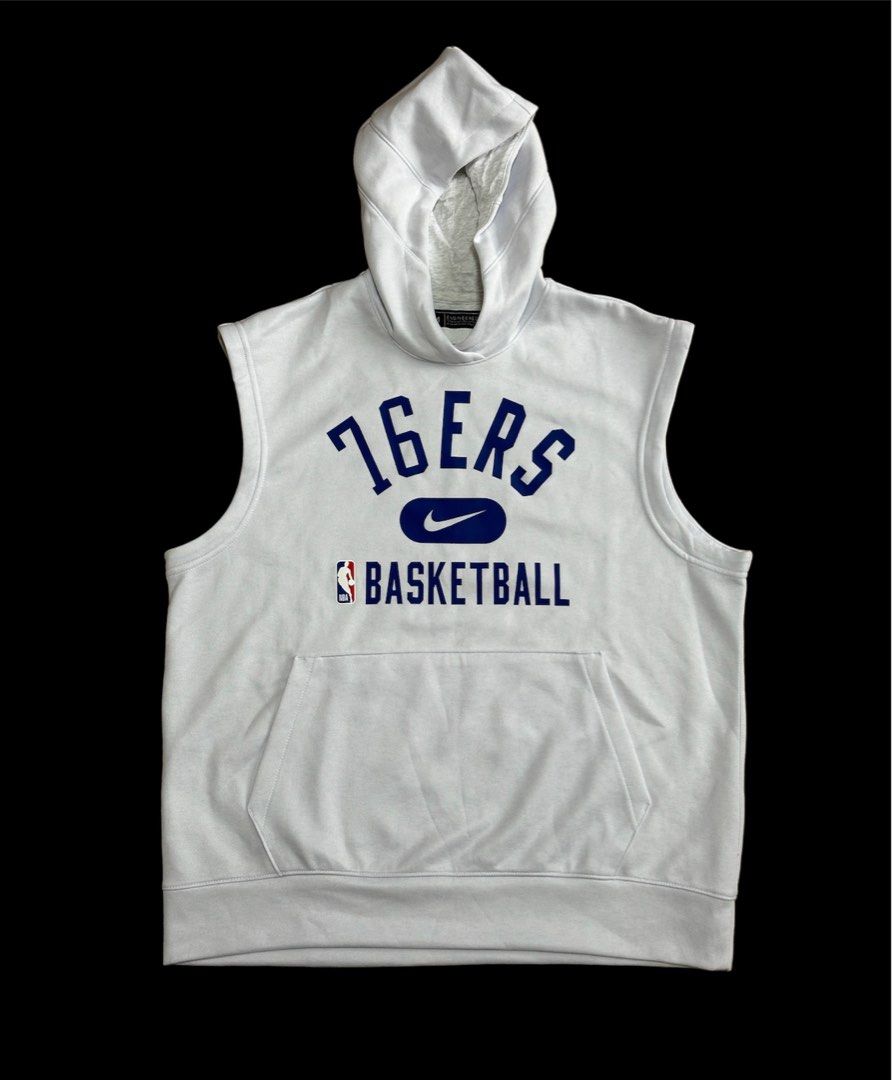 76ers sleeveless hoodie clearance