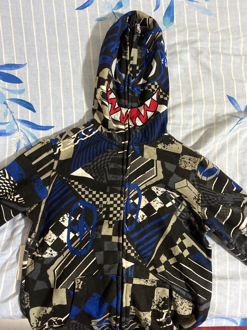No Fear M Monster Hoodie Jacket Babies Kids Babies Kids Fashion on Carousell